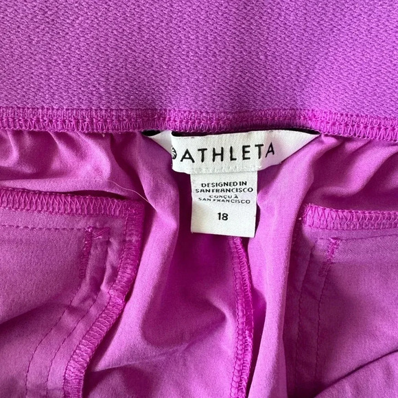 ATHLETA Brooklyn Heights Vienna Slim Pant Size 18 in Jazzy Purple NWOT - Picture 5 of 6